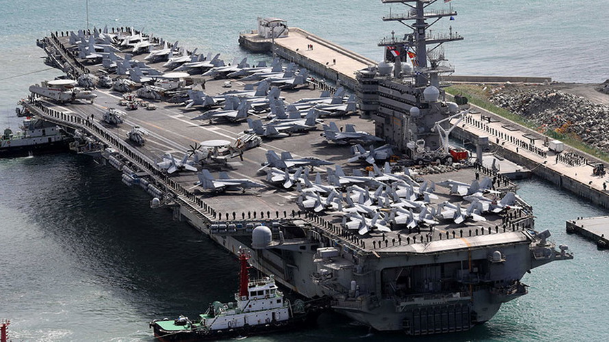 USS Ronald Reagan: Ξεκινά το πρώτο του ταξίδι για φέτος - ΦΩΤΟ | OnAlert